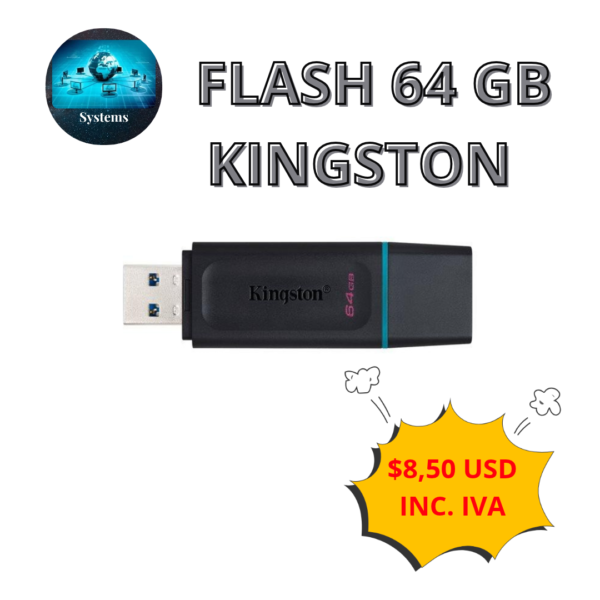 Flash Memory Kingston DataTraveler Exodia DTX/64GB