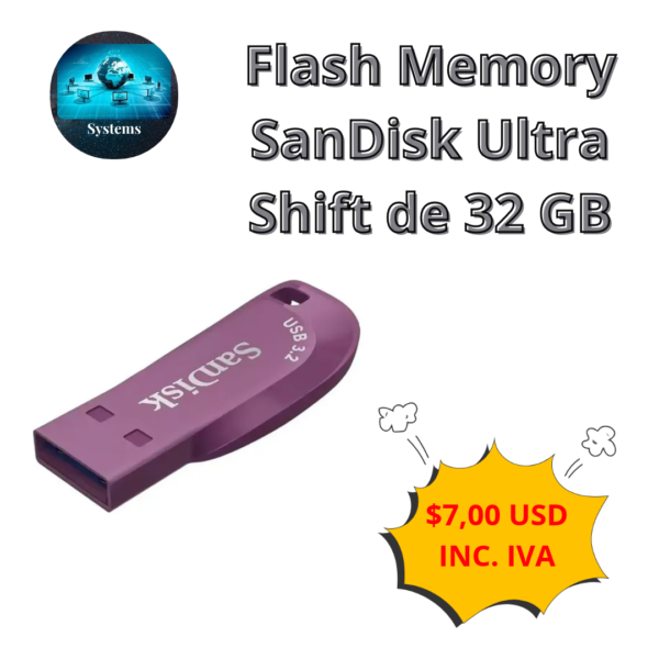 Flash Memory SanDisk Ultra de 32 GB